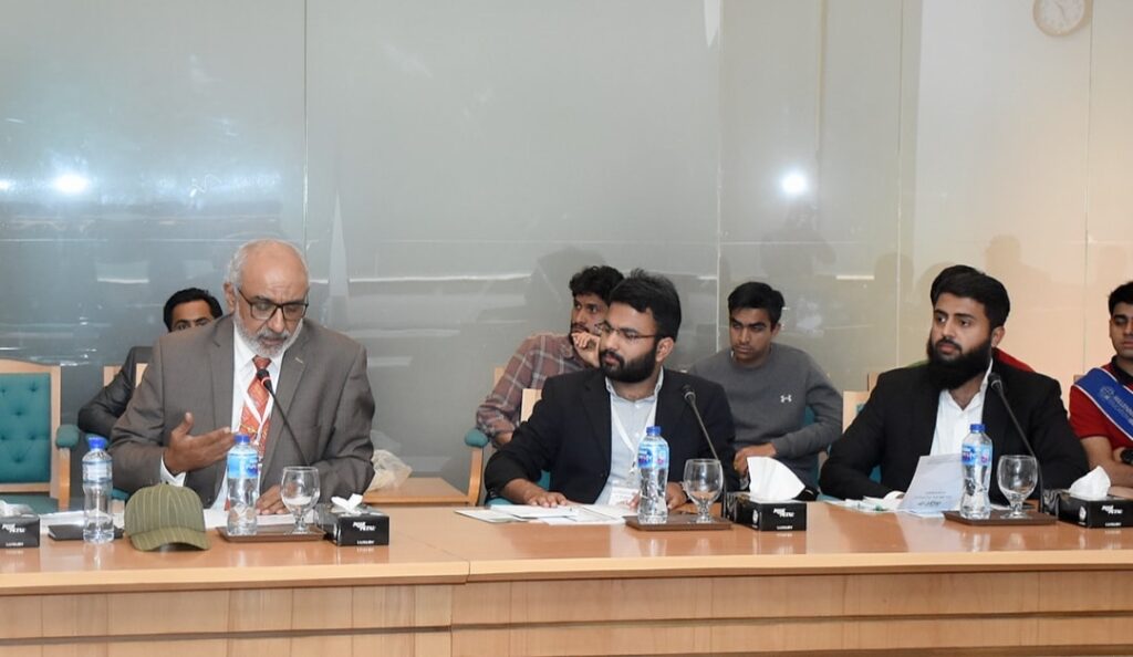 Cyber Security Expert Muhammad Asad Ul Rehman Talk about Emerging Technologies as panelist in "Pakistan's First ever National SDGs Dialogues" at National University of Science & Technology (NUST).