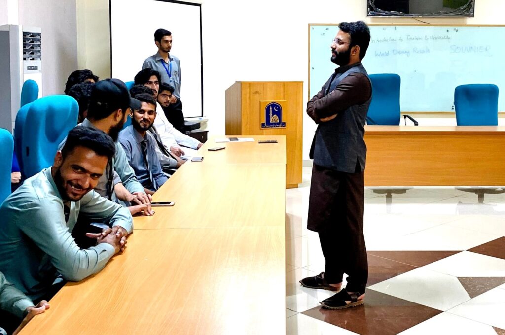 Cyber Security Awareness Seminar for students of The Islamia University Bahawalpur, Cyber Security Expert Muhammad Asad Ul Rehman