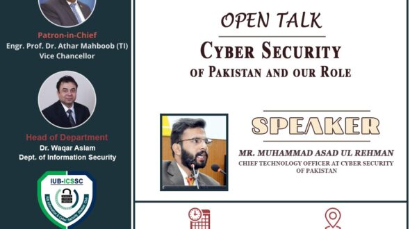Our role in securing cyber space of Pakistan
