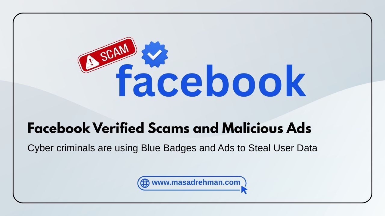 Facebook Verified Scams and Malicious Ads